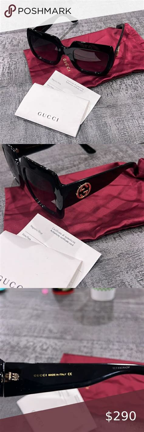 fake gucci flip up glasses|gucci glasses authenticity check.